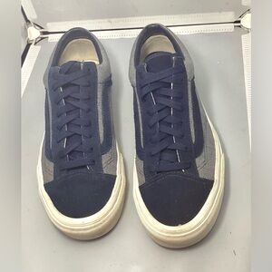 Vans Style 36 sneakers in a gray and navy blue Mens size 8.5 women’s size 10